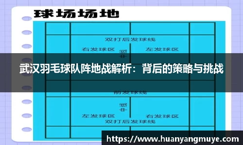 武汉羽毛球队阵地战解析：背后的策略与挑战